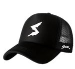 “S” Black Trucker Hat